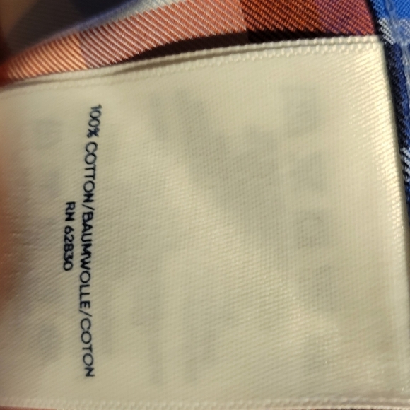 Lands End Plaid Shirt - Picture 7 of 8